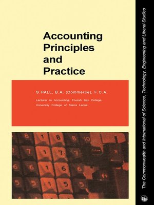 cover image of Accounting Principles and Practice